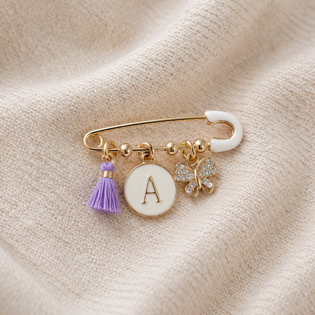 Lavender Wings Pin
