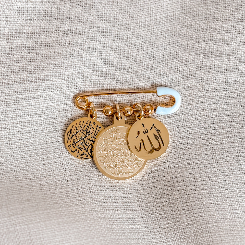 Gold Sacred Protection Pin