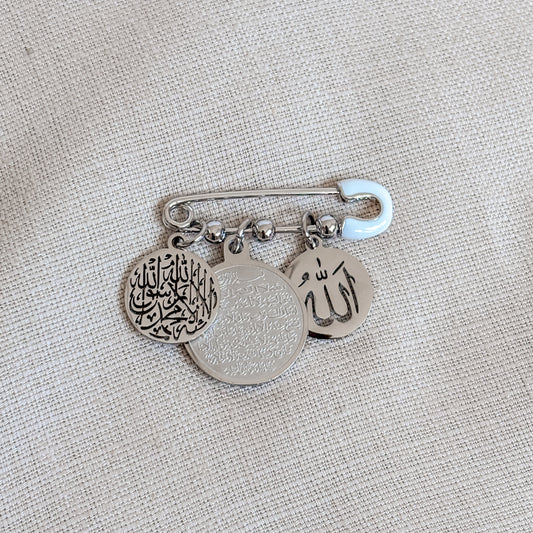 Silver Sacred Protection Pin