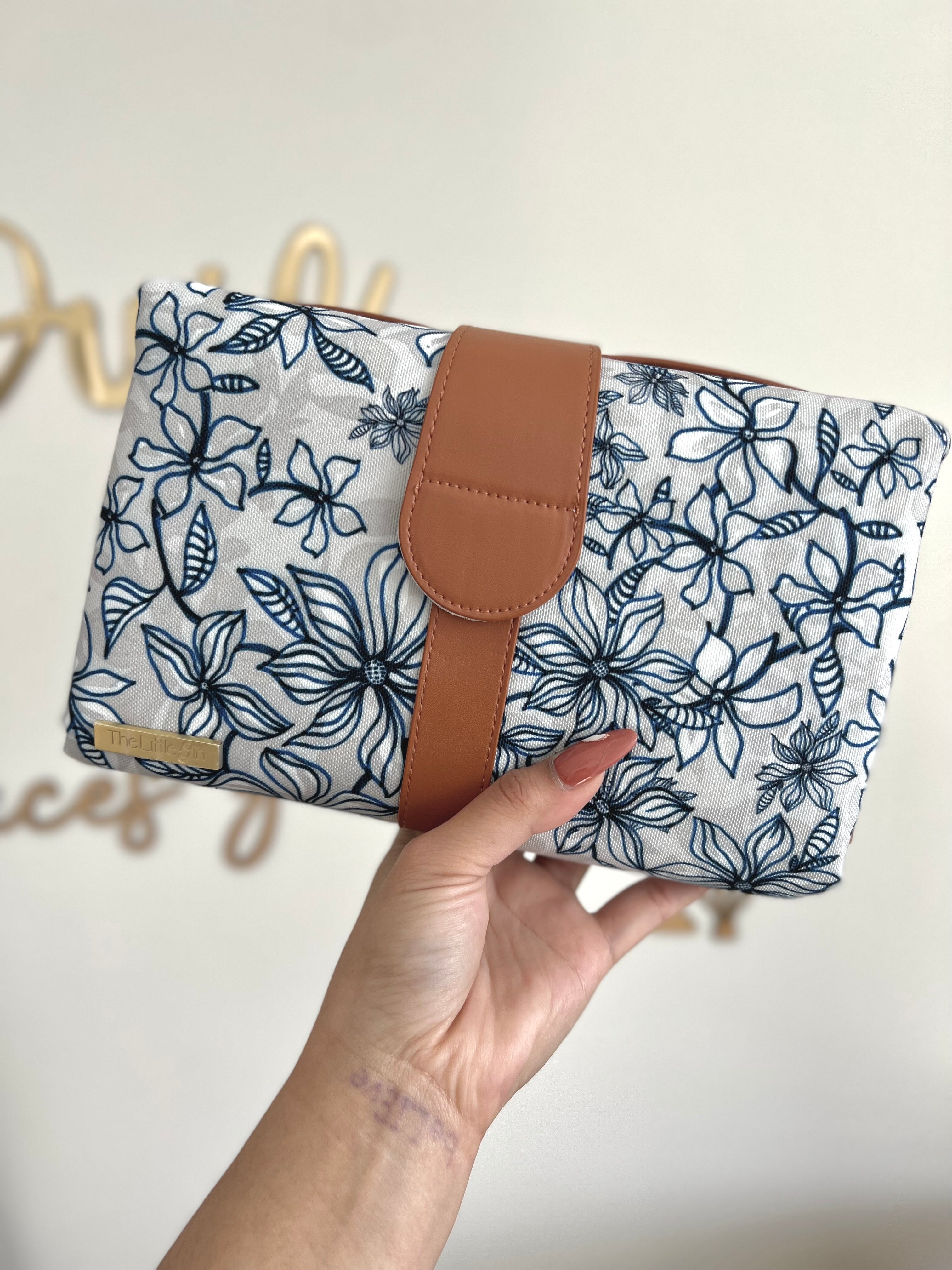 Blue Floral Change Mat