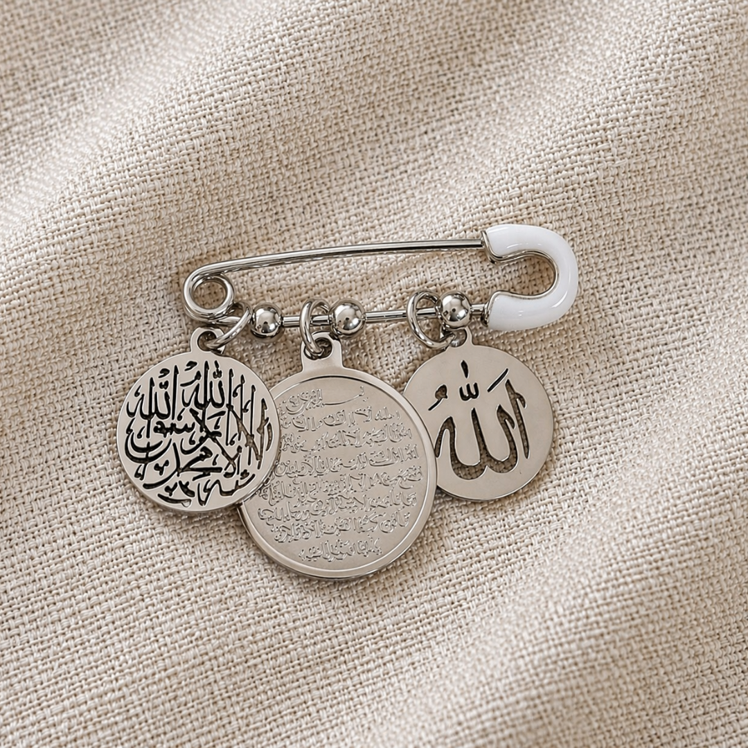 Silver Sacred Protection Pin