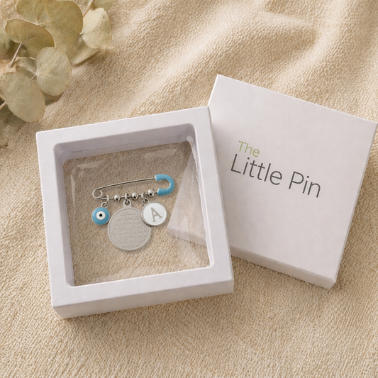 Silver Eye and Verse Pin