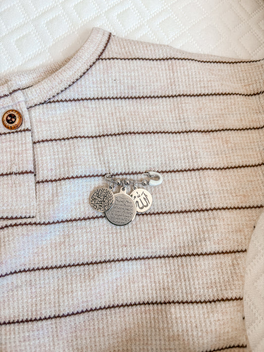 Silver Sacred Protection Pin