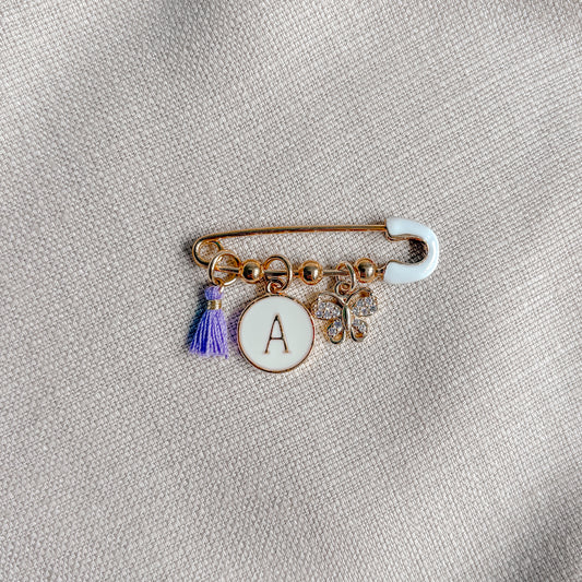 Lavender Wings Pin